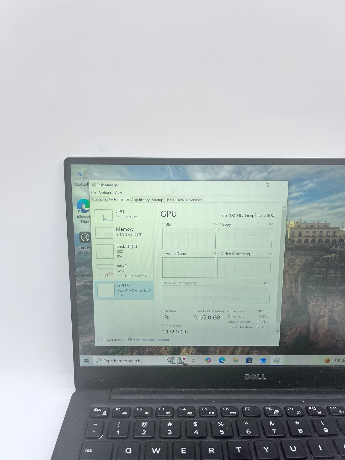 Dell XPS 13 9343 13" Core i3 5th Gen 4GB 128GB Black