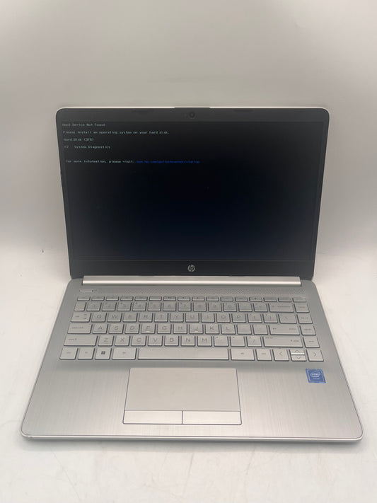 HP 14-CF2733WM 14" Laptop Intel Celeron 4GB RAM 64GB Silver NO OS