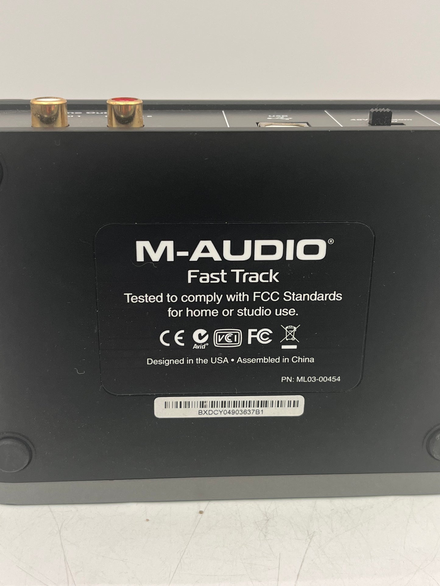 M-AUDIO Fast Track Digital Audio Recording Interface ML03-00454 Gray