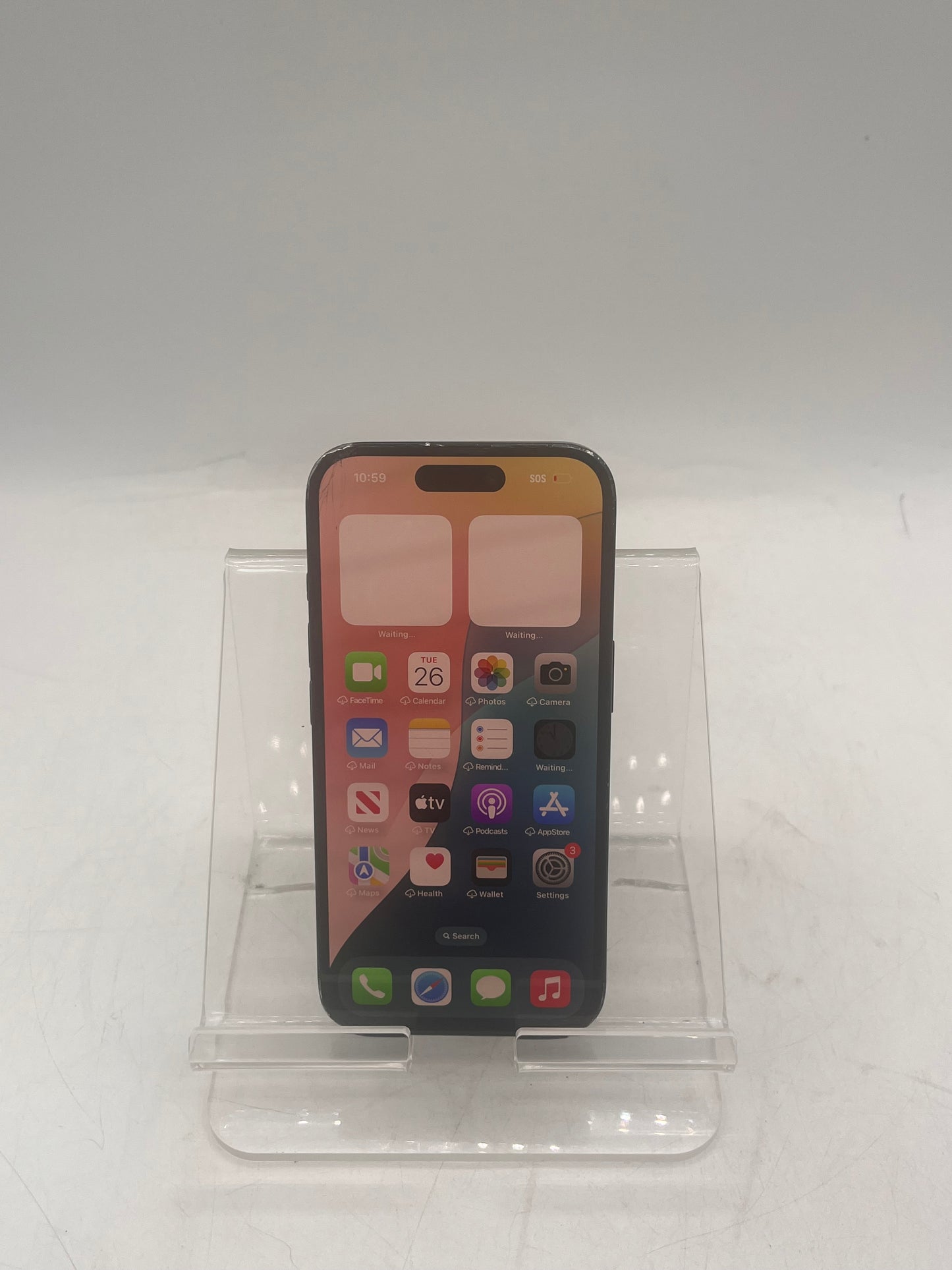 Apple iPhone 16 128GB MYAP3LL/A A3081 Black Broken Screen