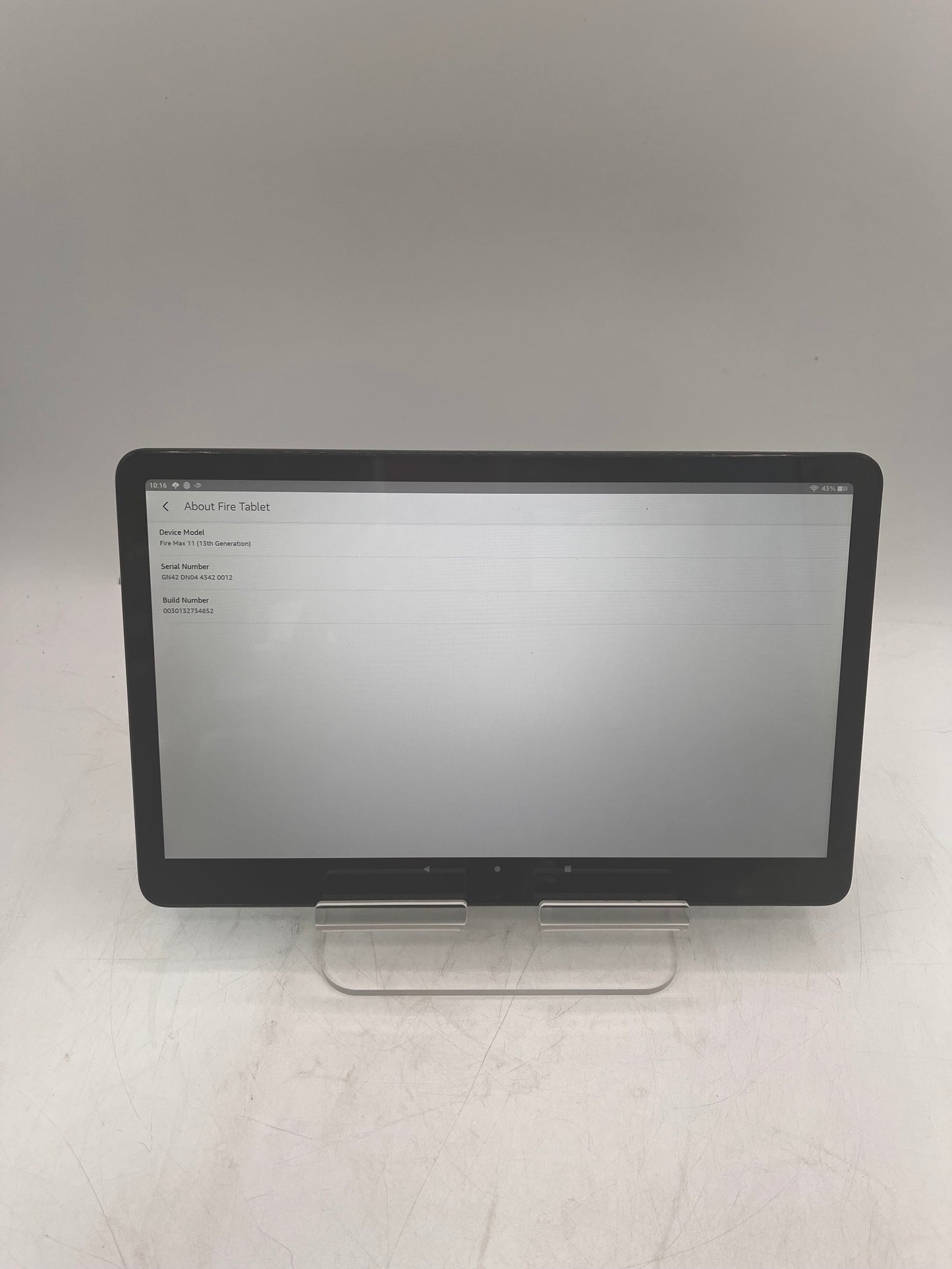 Amazon Fire Max 11 13th Gen Tablet KFMUW3 2023 64GB Wi‑Fi Only Black