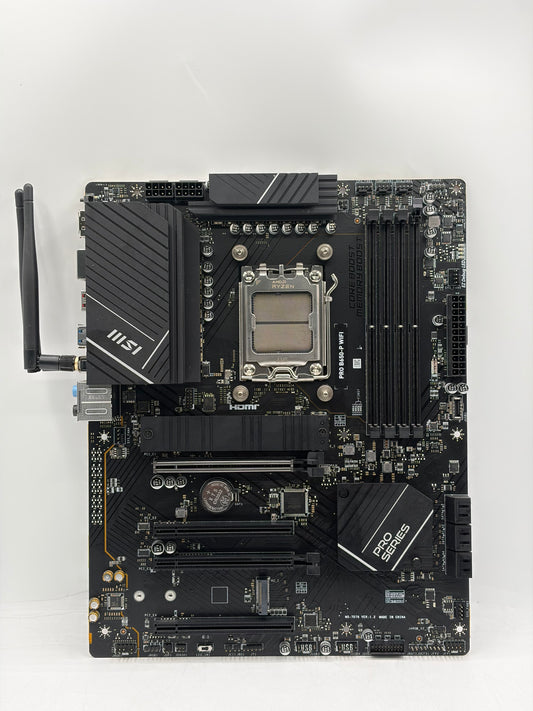 MSI Pro B650-P WiFi ProSeries AM5 ATX DDR5 PCIe 4.0 M.2 Motherboard