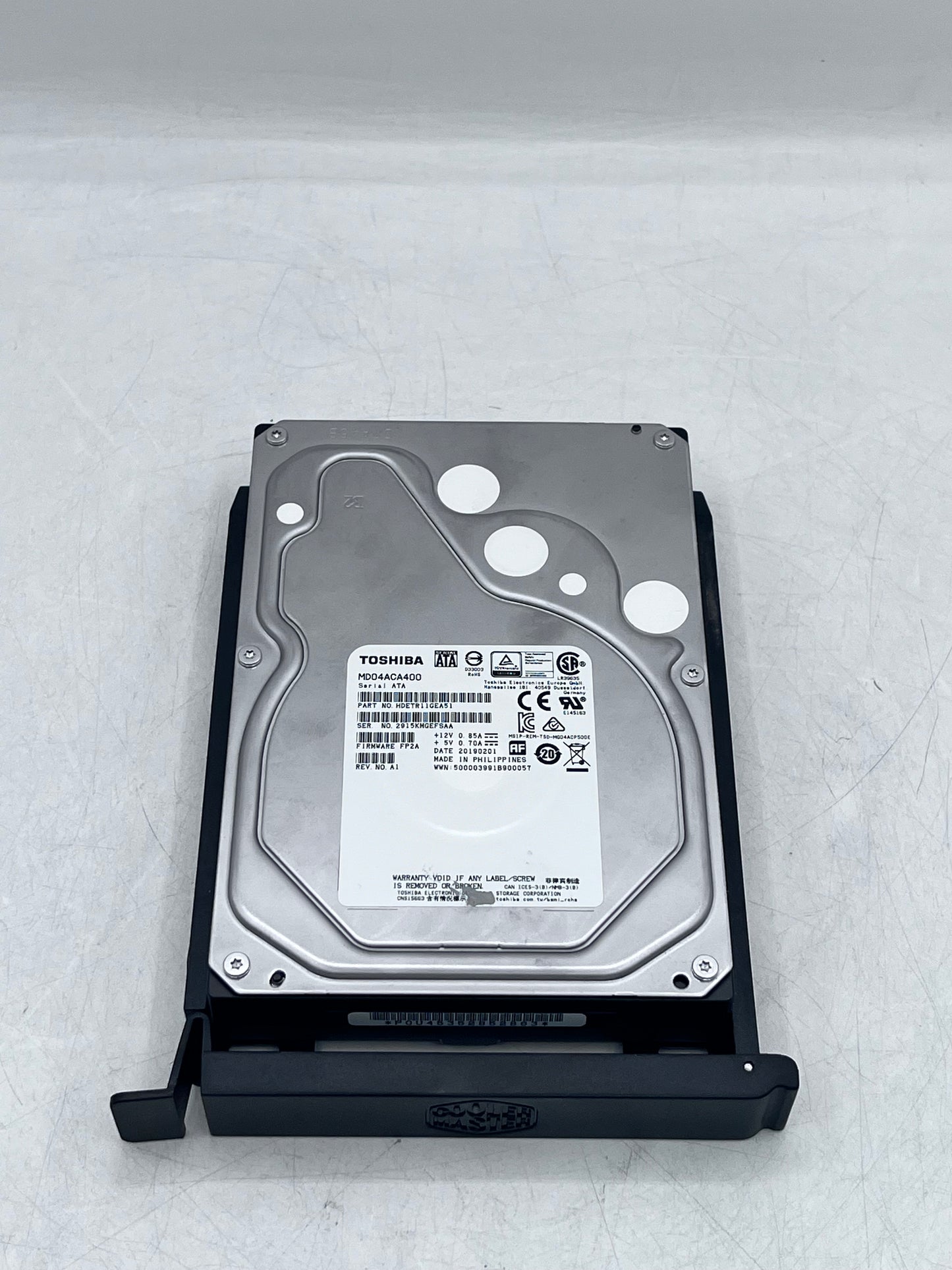 TOSHIBA MD04ACA400 SATA 4TB 3.5" INTERNAL PC HARD DRIVE (J885)