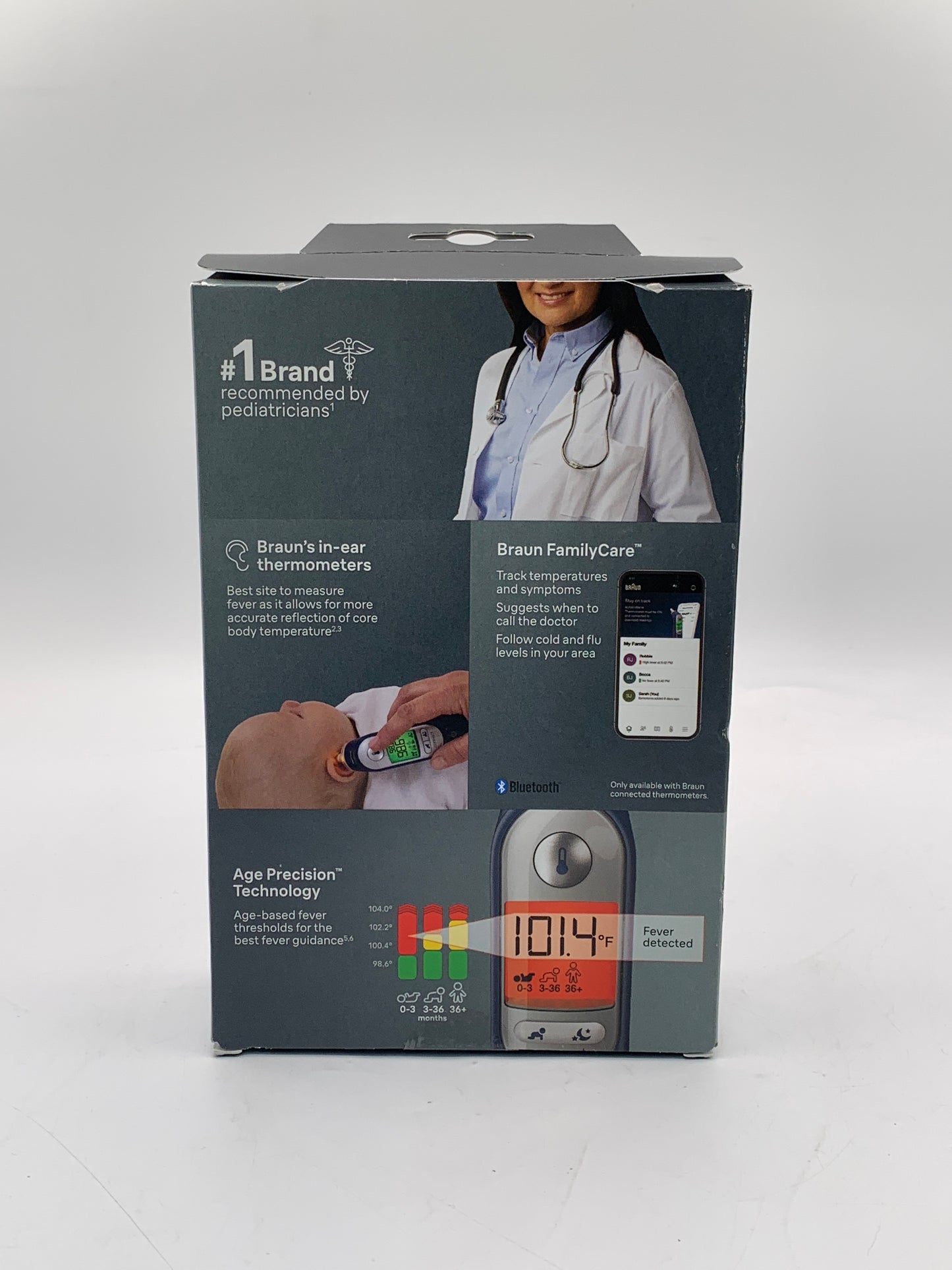 Braun Thermoscan 7+ Connect Black - New In Box