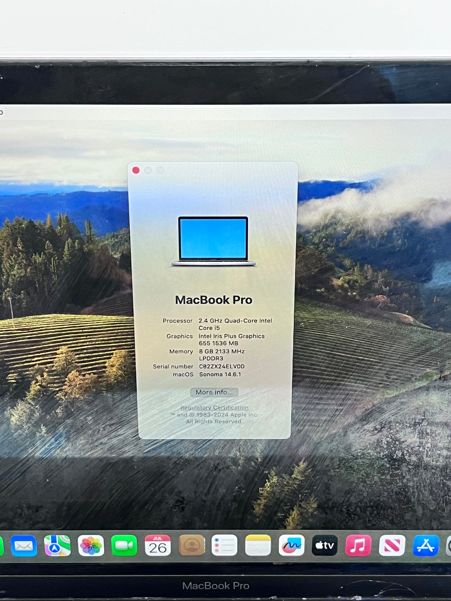Apple MacBook Pro 13" A1989 (2019) 512GB Intel i5 - Silver
