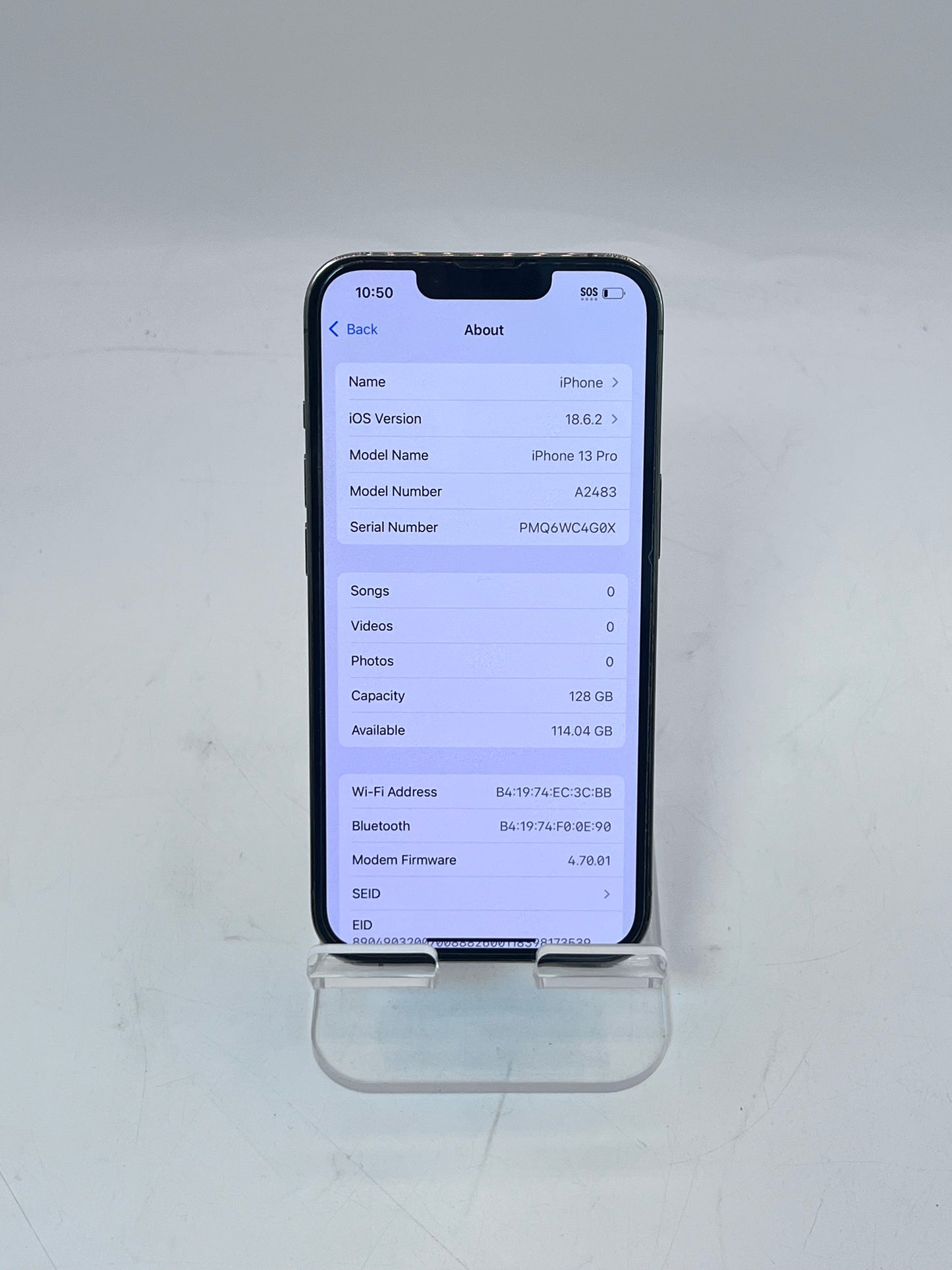 Unlocked Apple iPhone 13 Pro 6.1" MLQK3LL/A A2483 128GB - Gold