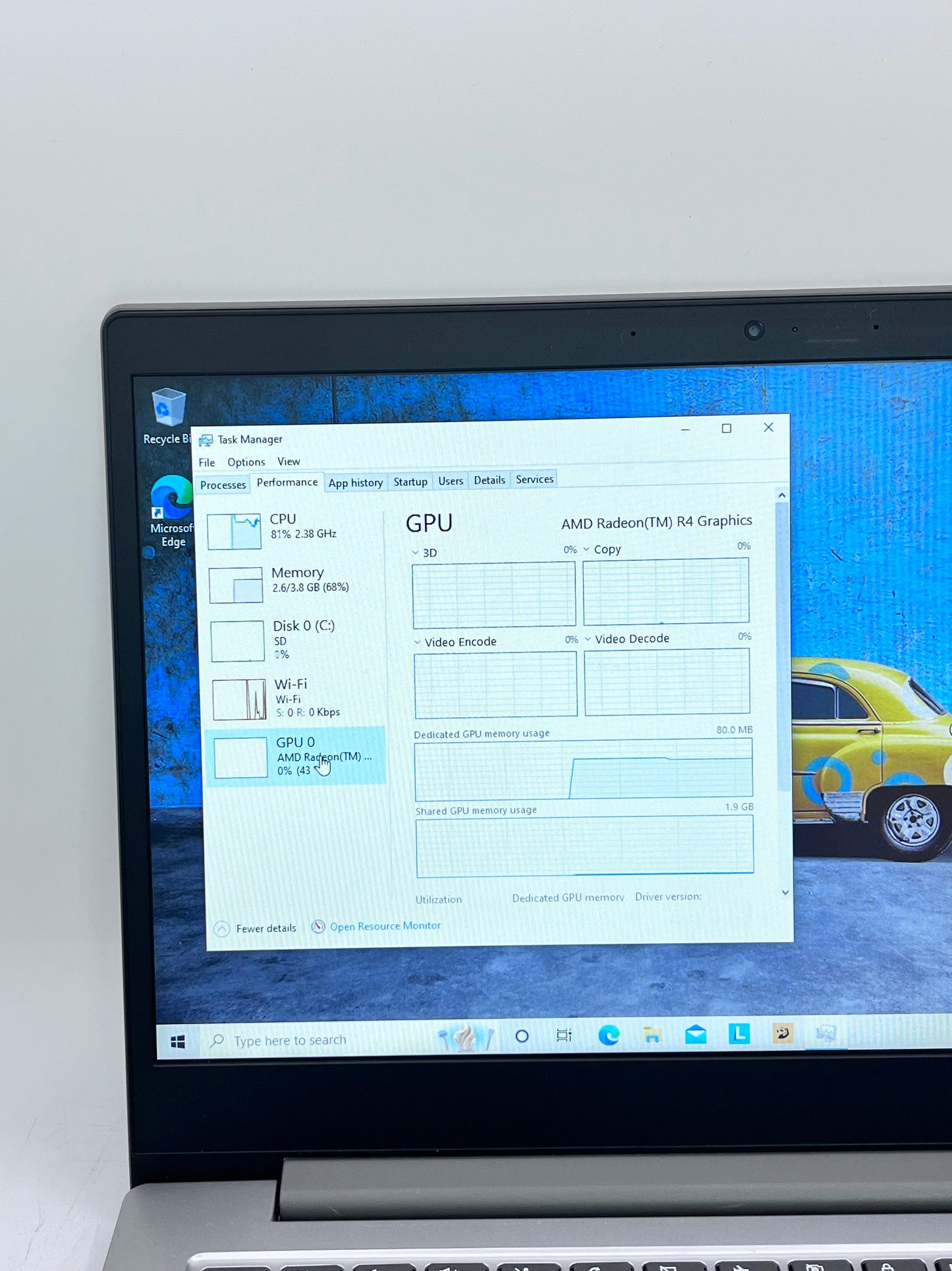 Lenovo IdeaPad Slim 1-14AST-05 14" AMD A6-9220e 1.6GHz 4GB RAM 64GB Radeon R4