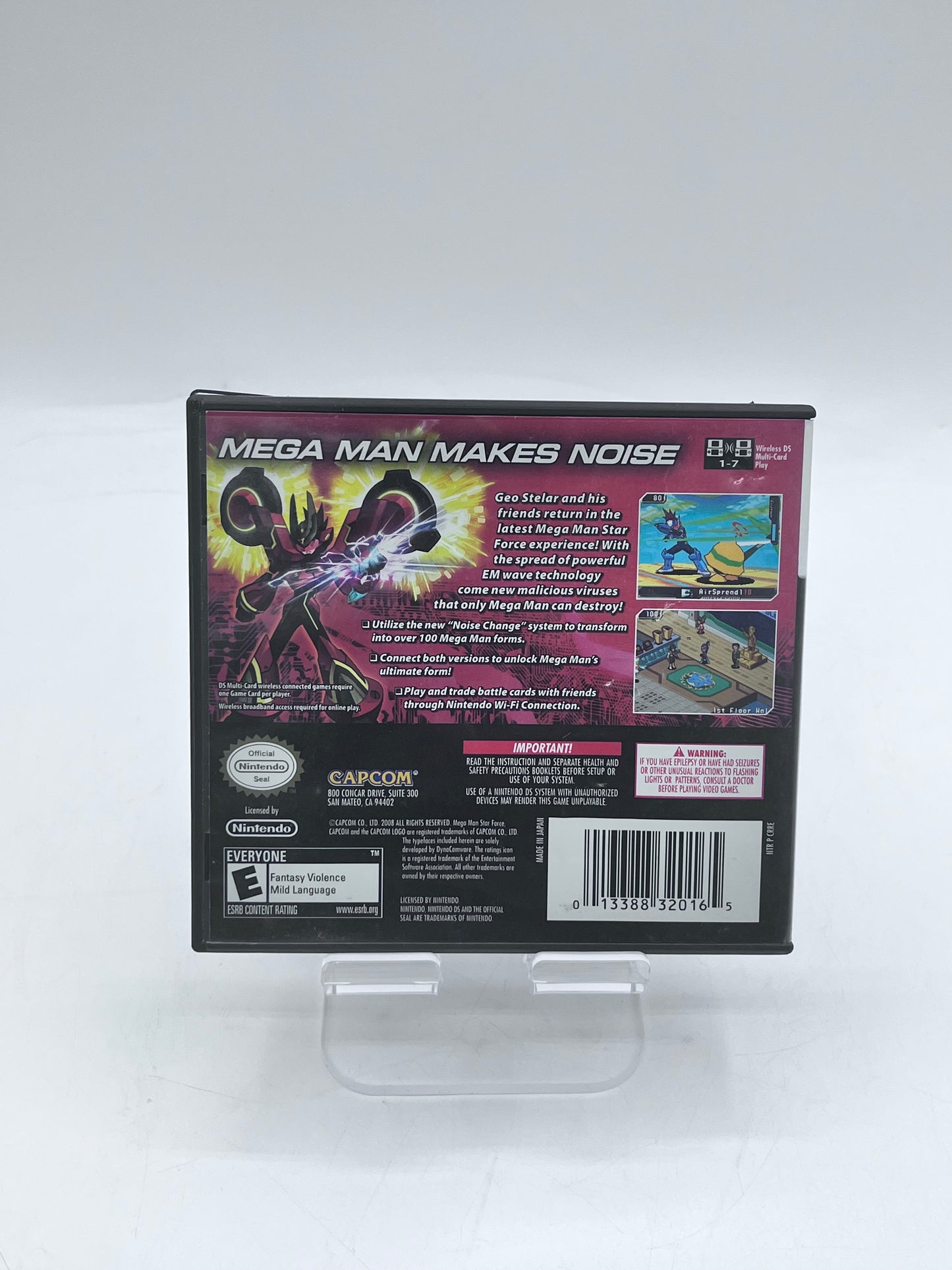 Mega Man Star Force 3 Red Joker Nintendo DS Authentic Complete CIB Tested Works Free