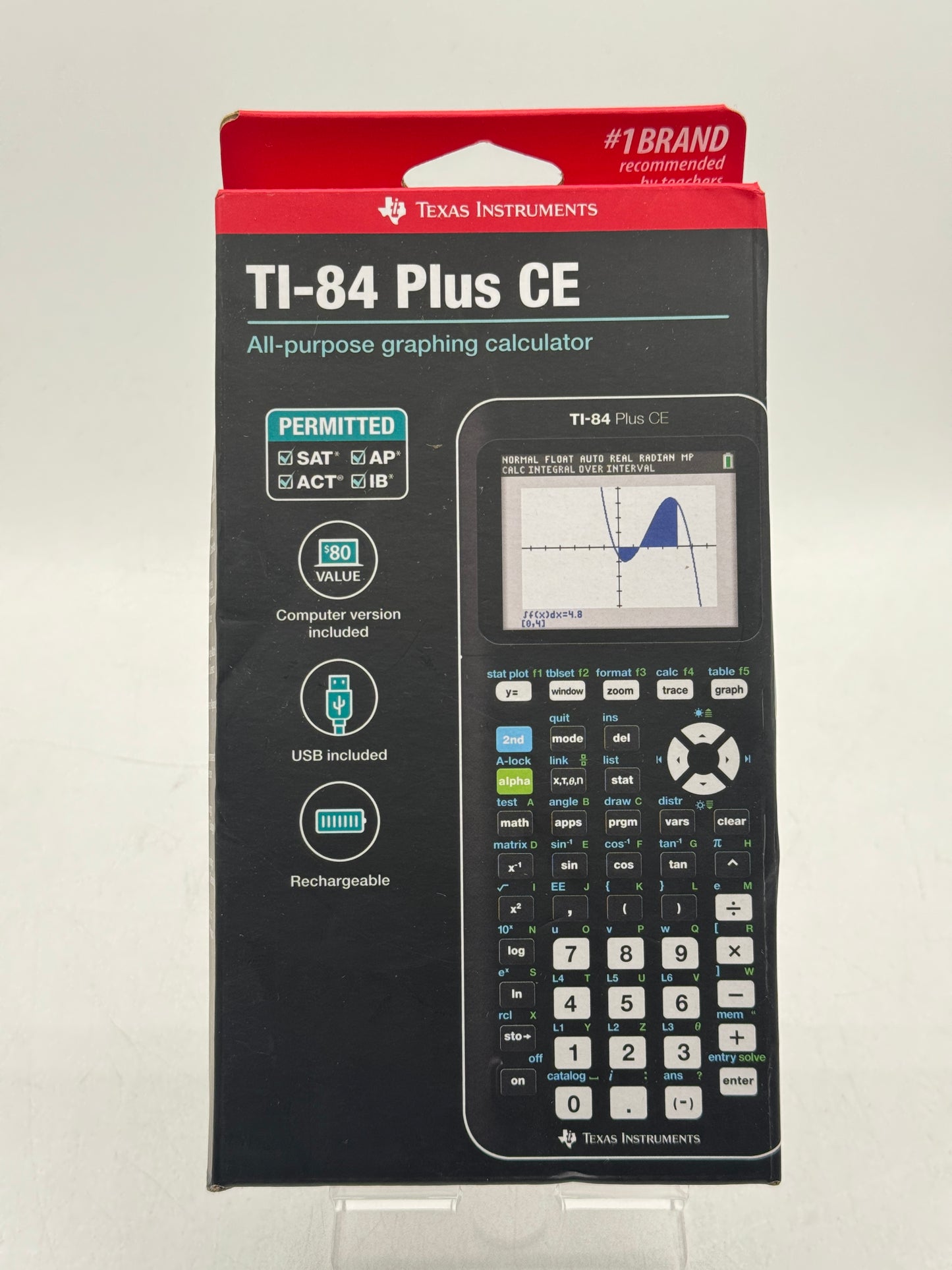 Texas Instruments TI-84 Plus CE Graphing Calculator Black New In Box
