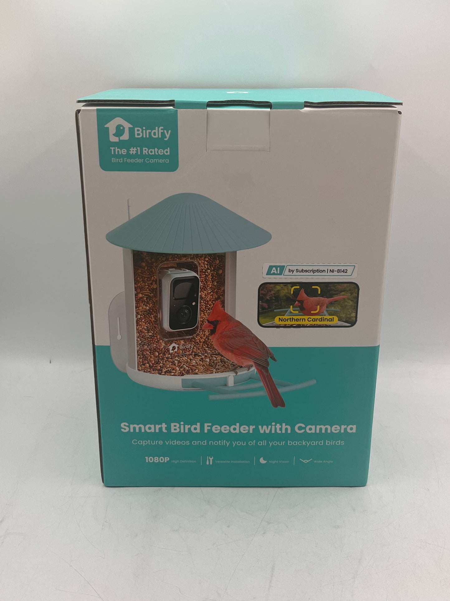 NETVUE Birdfy AI Smart Bird Feeder with Rechargeable Camera AI Auto Capture Free Shipping