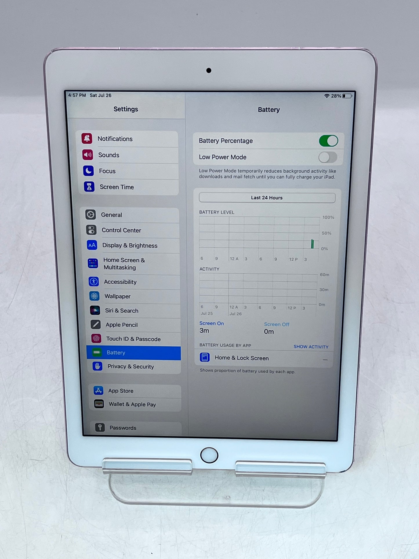 Apple iPad Pro (9.7-inch) A1674  MLYR2LL/A 32GB Wi-Fi + 4G - Pink