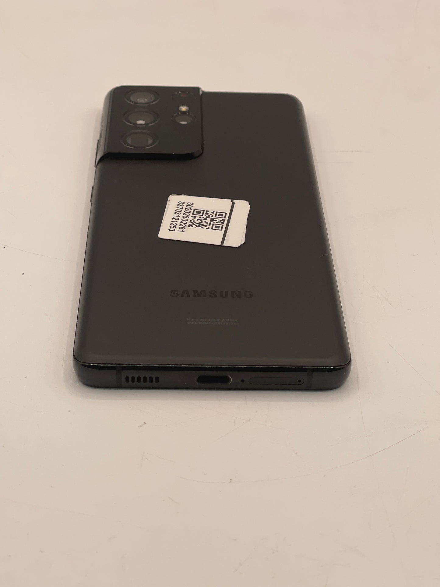 Unlocked Samsung Galaxy S21 Ultra 5G 128GB G998U Phantom Silver Cracked Screen