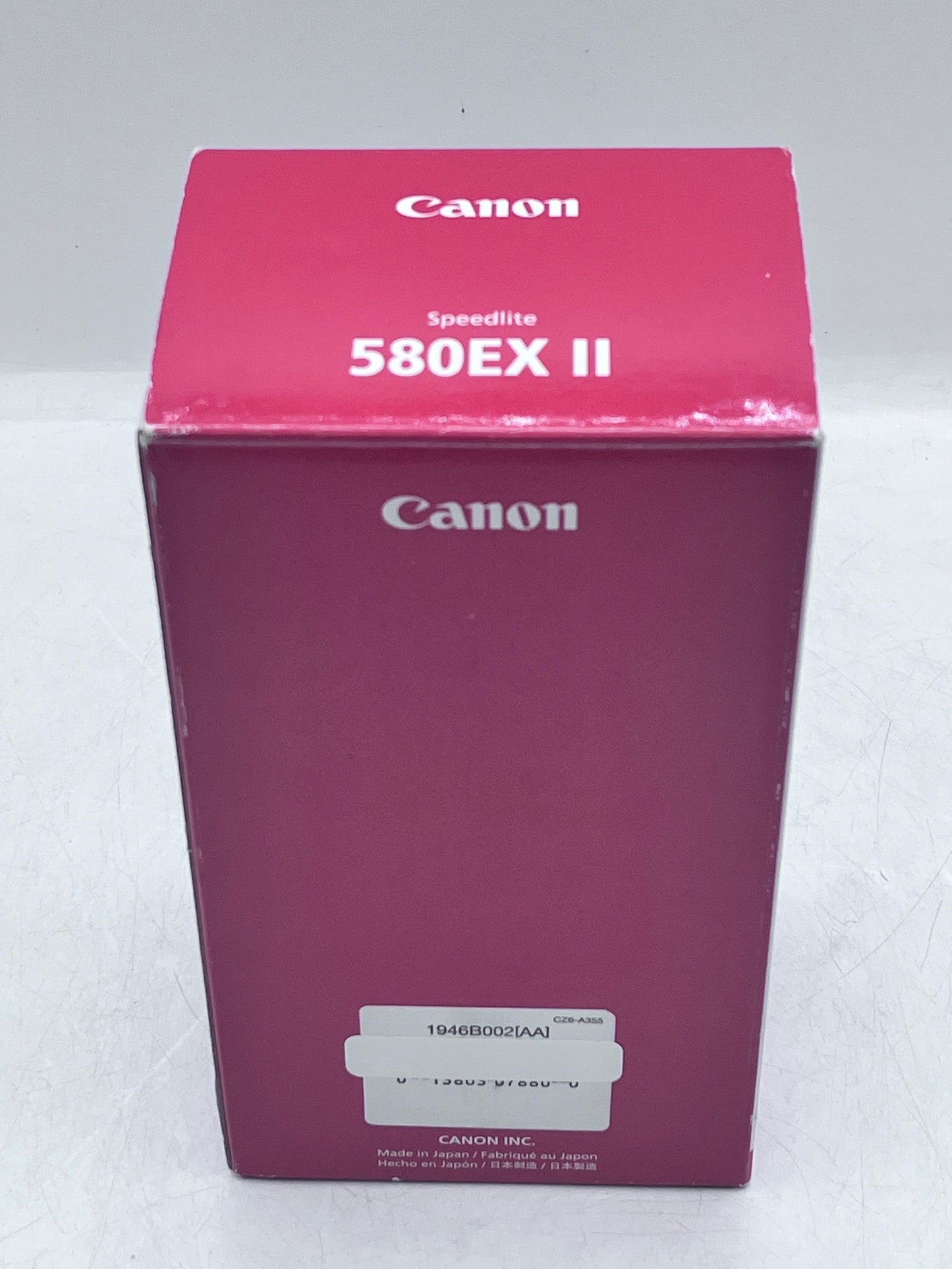 Canon 580 EX II Shoe Mount Flash - New Open Box - 100ft Guide Number