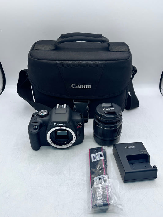 Canon EOS Rebel T7 Digital Camera w/ EF-S 18-55 mm Lens - Black
