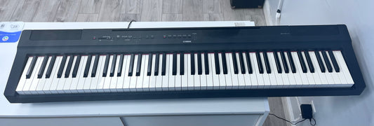 Yamaha P-125B 88 Key Graded Hammer Digital Piano With Power Supply Tested Free Shipping