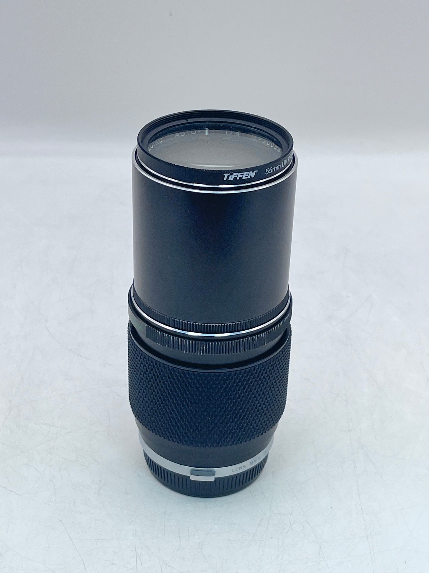 Olympus OM-System Zuiko Auto-T 200mm f/4 Camera Lens - Black