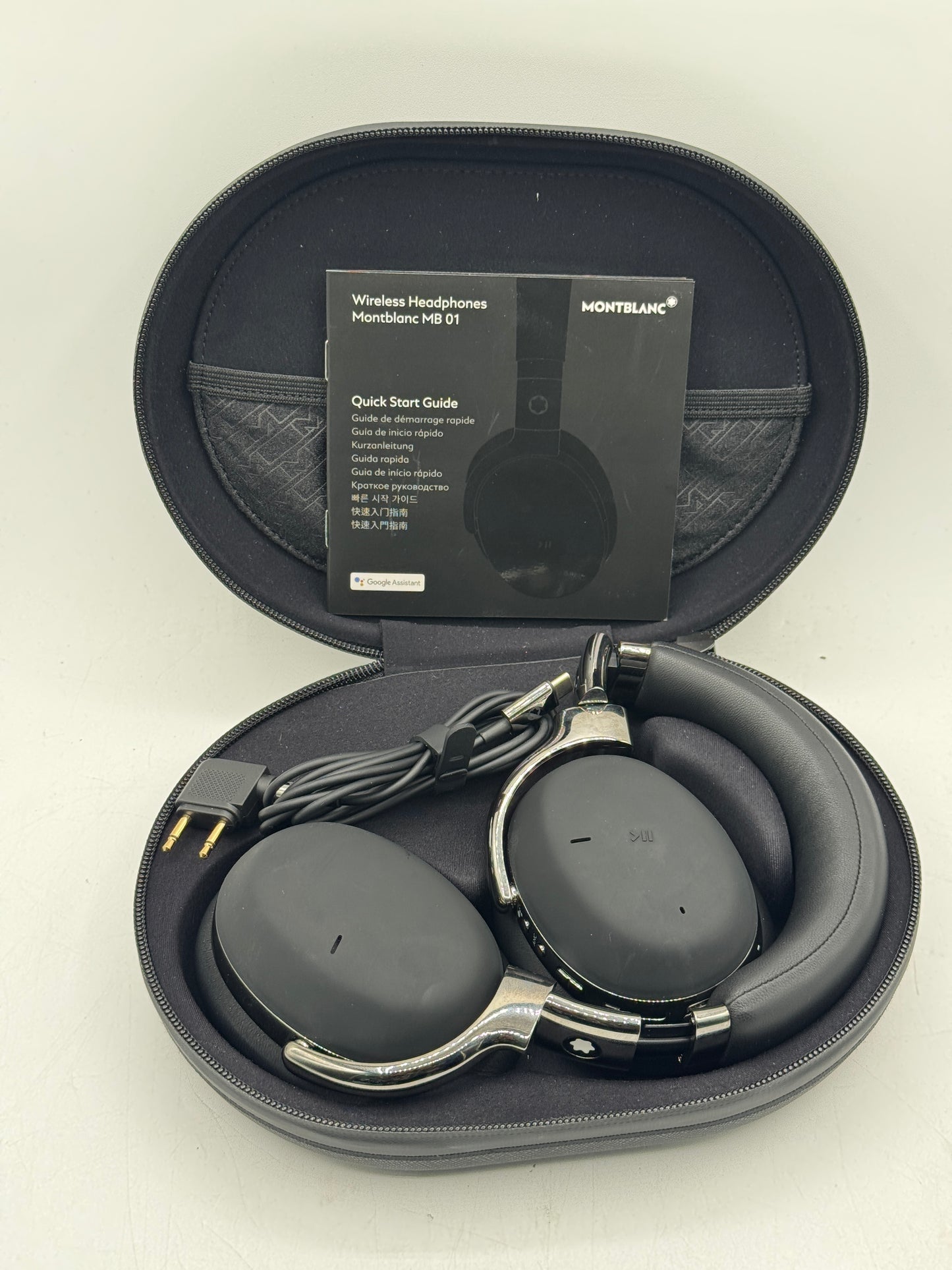Montblanc MB 01 Wireless Over-Ear Headphones Black, Active Noise Cancelling EXCELLENT