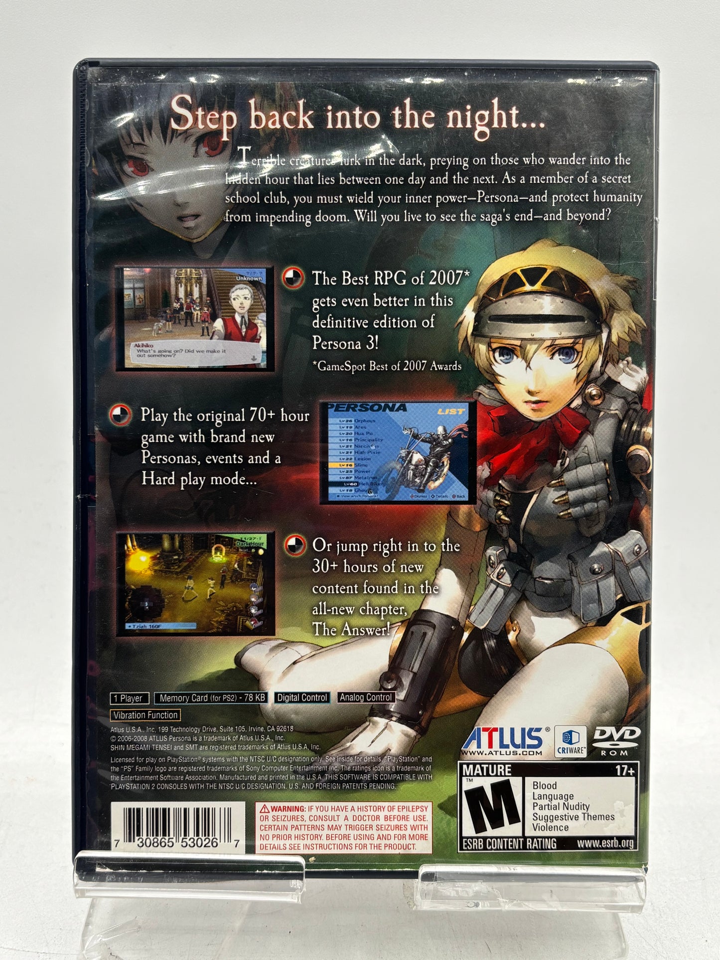 Shin Megami Tensei: Persona 3 FES (Playstation 2, 2008)