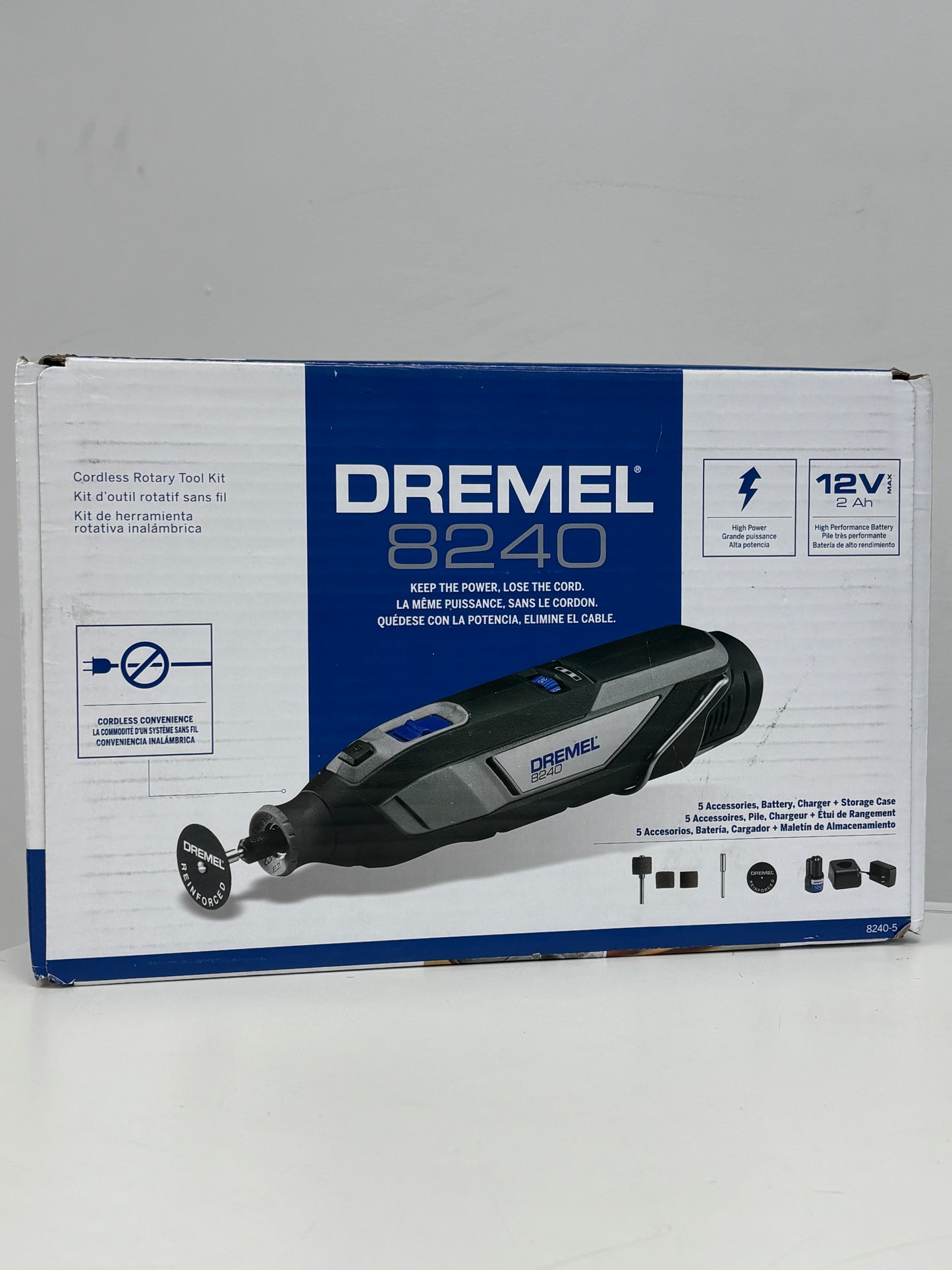 Dremel 8240 12V Cordless Rotary Tool Kit -NEW/SEALED