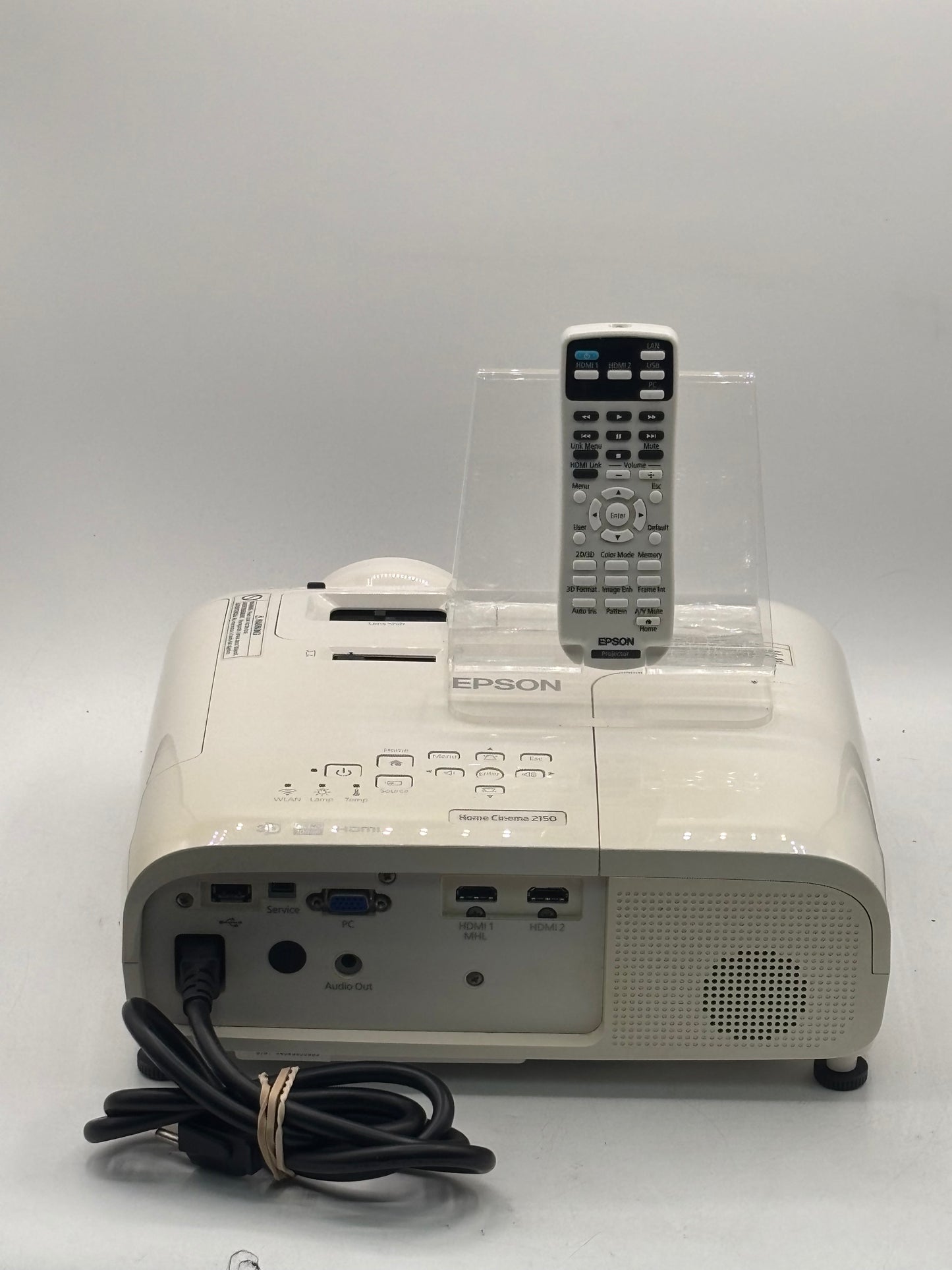 White EPSON Home Cinema 2150 1080p Wireless 3LCD Projector H852A