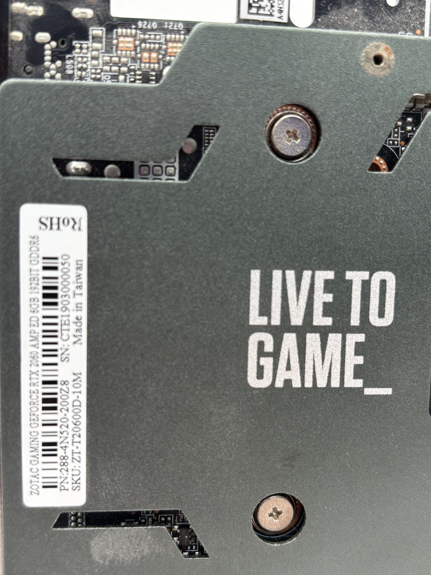 ZOTAC NVIDIA GeForce RTX 2060 AMP 6GB GDDR6 Graphics Card