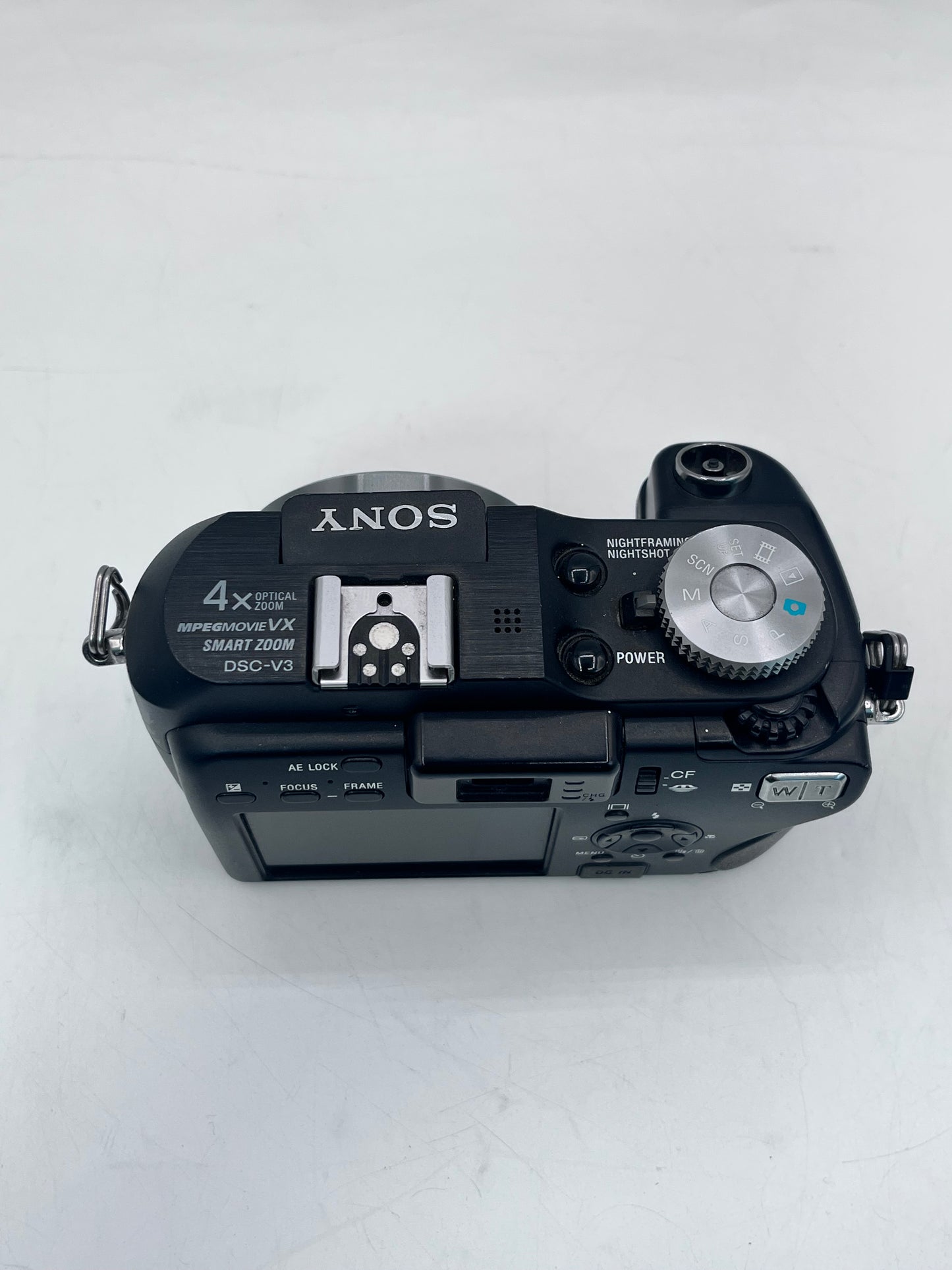 Sony Cyber-shot DSC-V3 7.2MP Digital Camera - Black - UNTESTED