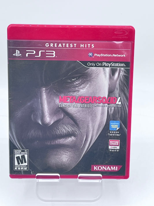 Playstation 3 Metal Gear Solid 4 Guns of the Patriots