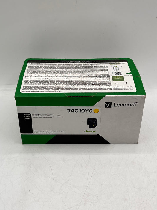 Lexmark 74C10Y0 Yellow Toner Cartridge