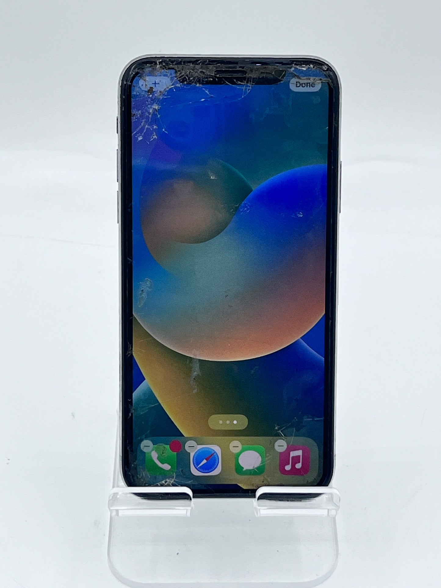 Unlocked Apple iPhone X MQA62LL/A A1865 6.5in 64GB White READ