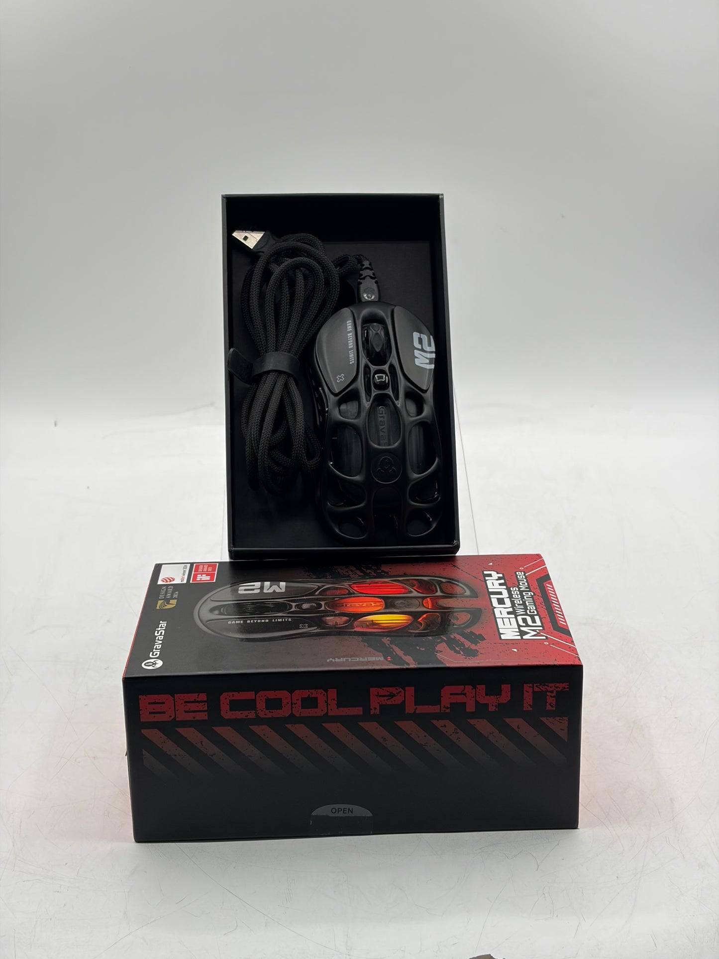 Gravastar Mercury M2 Wireless Gaming Mouse Black
