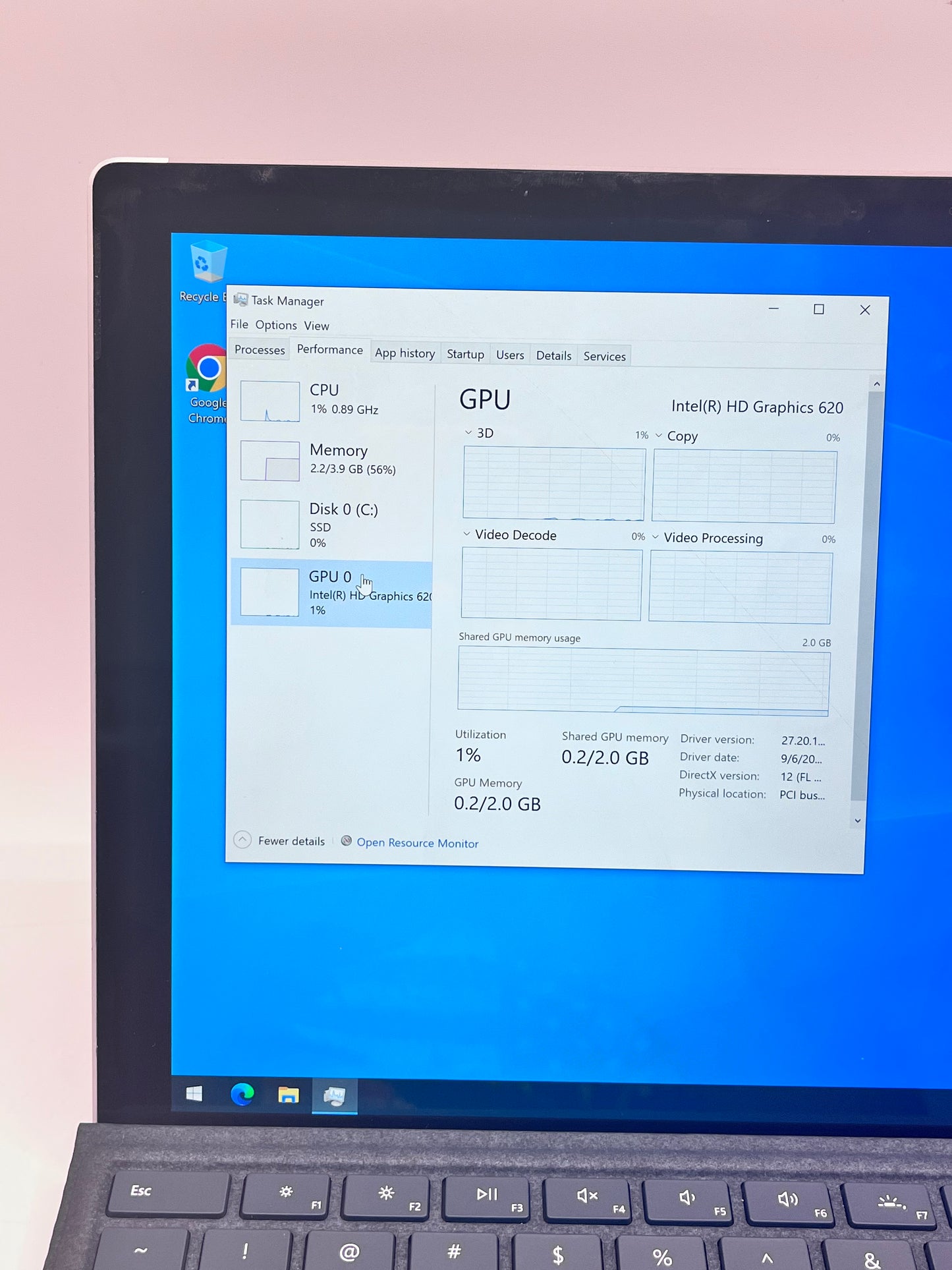 Microsoft Surface Pro 5 1796 Core i5-7300U 2.60GHz 4GB 128GB Free Shipping