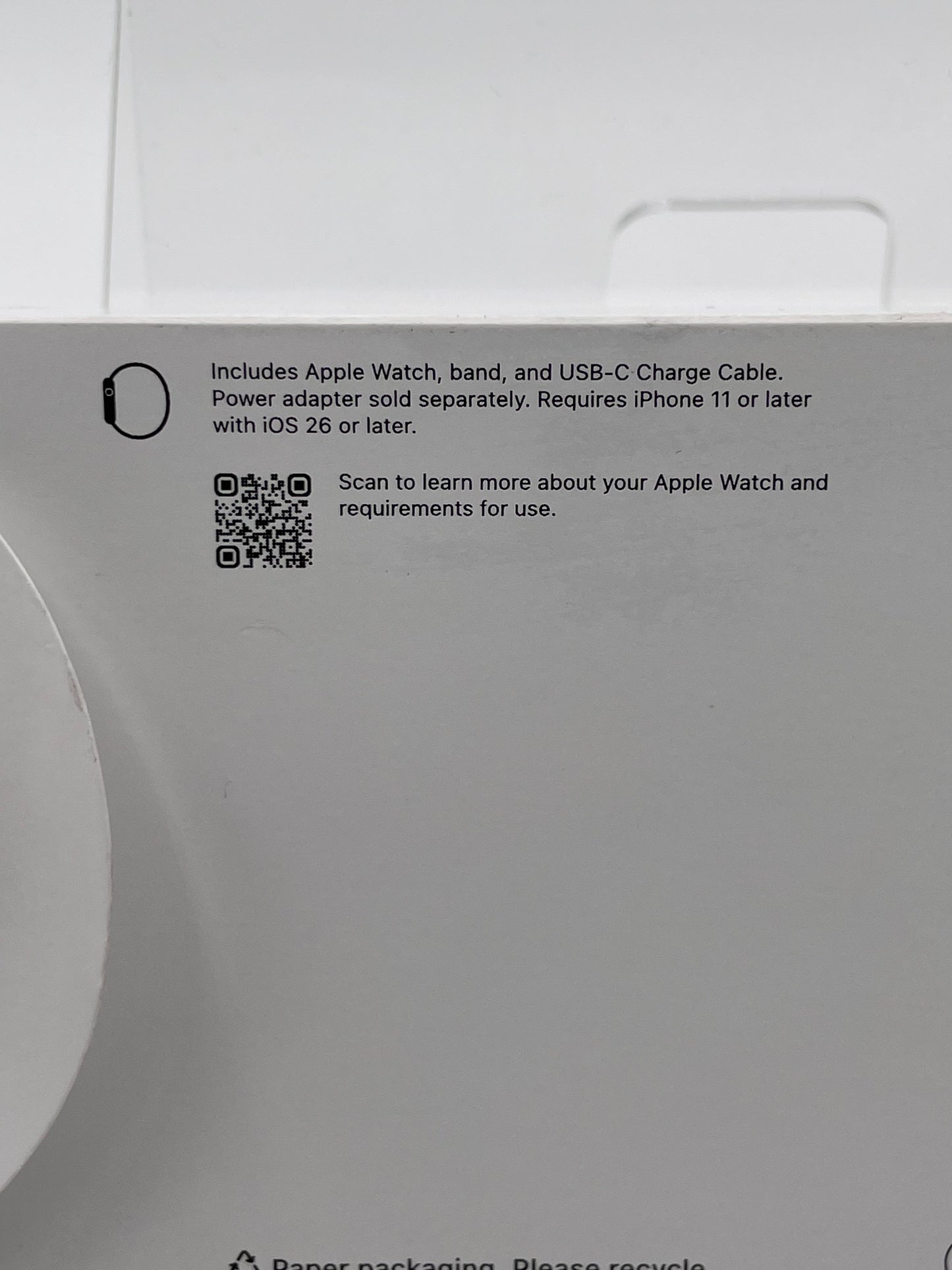 MEH34LW/A Apple Watch SE 3 40mm Aluminum Starlight SB S/M GPS Only A3324