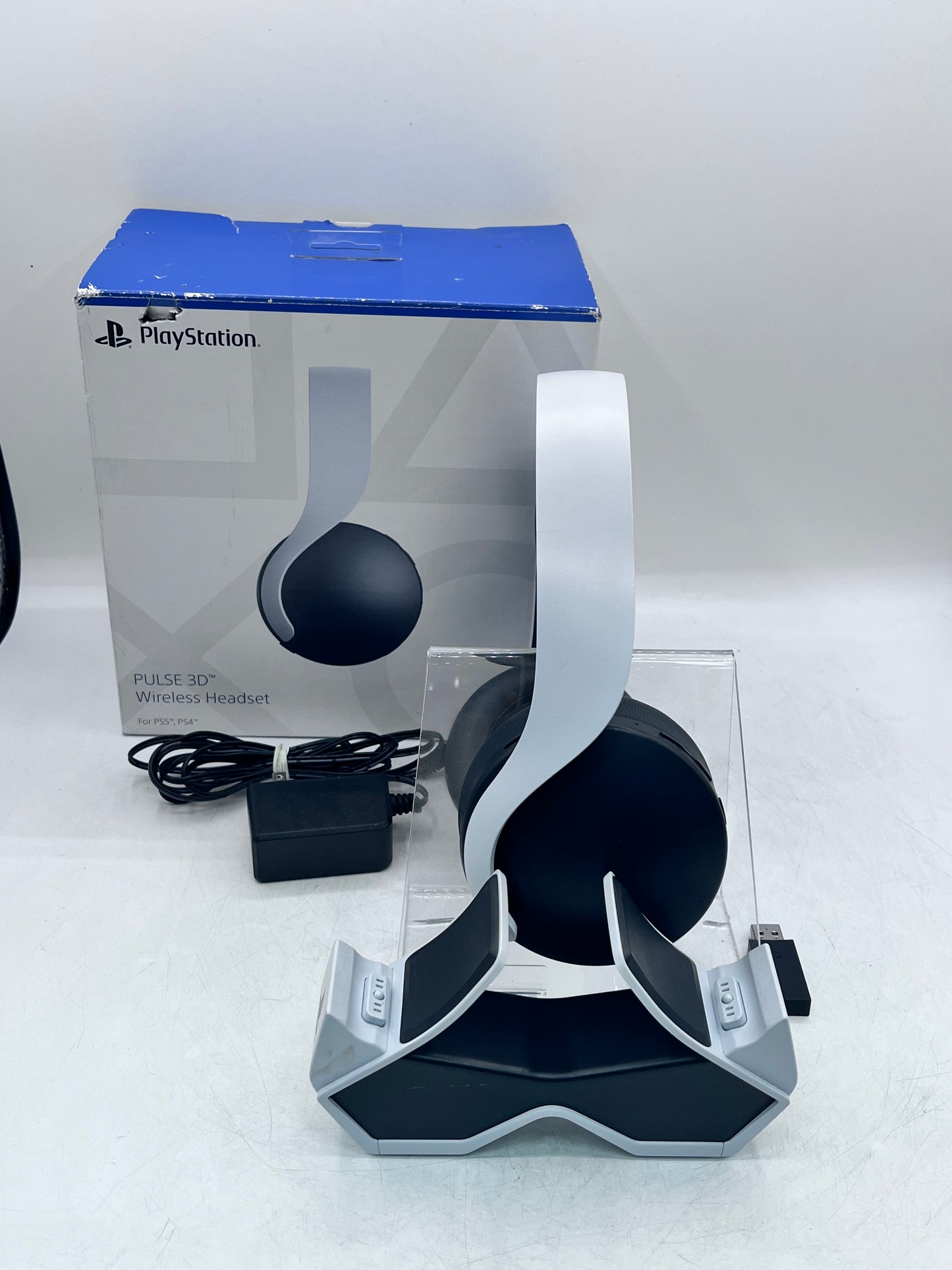 Sony PlayStation Headphones Pulse 3D Wireless Headset PS5 With Dongle White