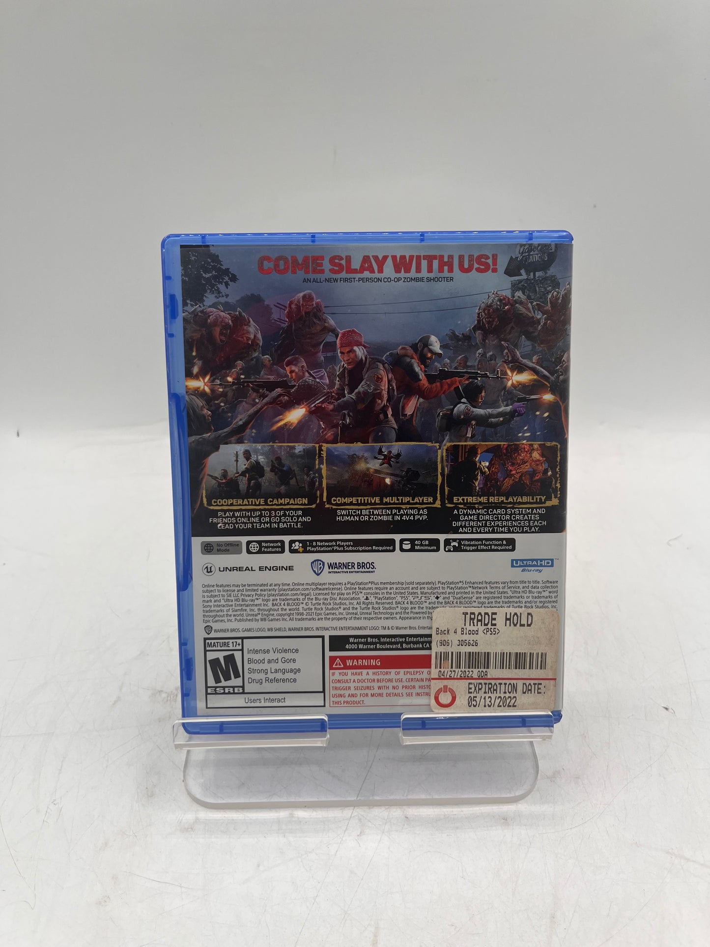 PlayStation 5 Back 4 Blood Ultimate Edition Free Shipping!