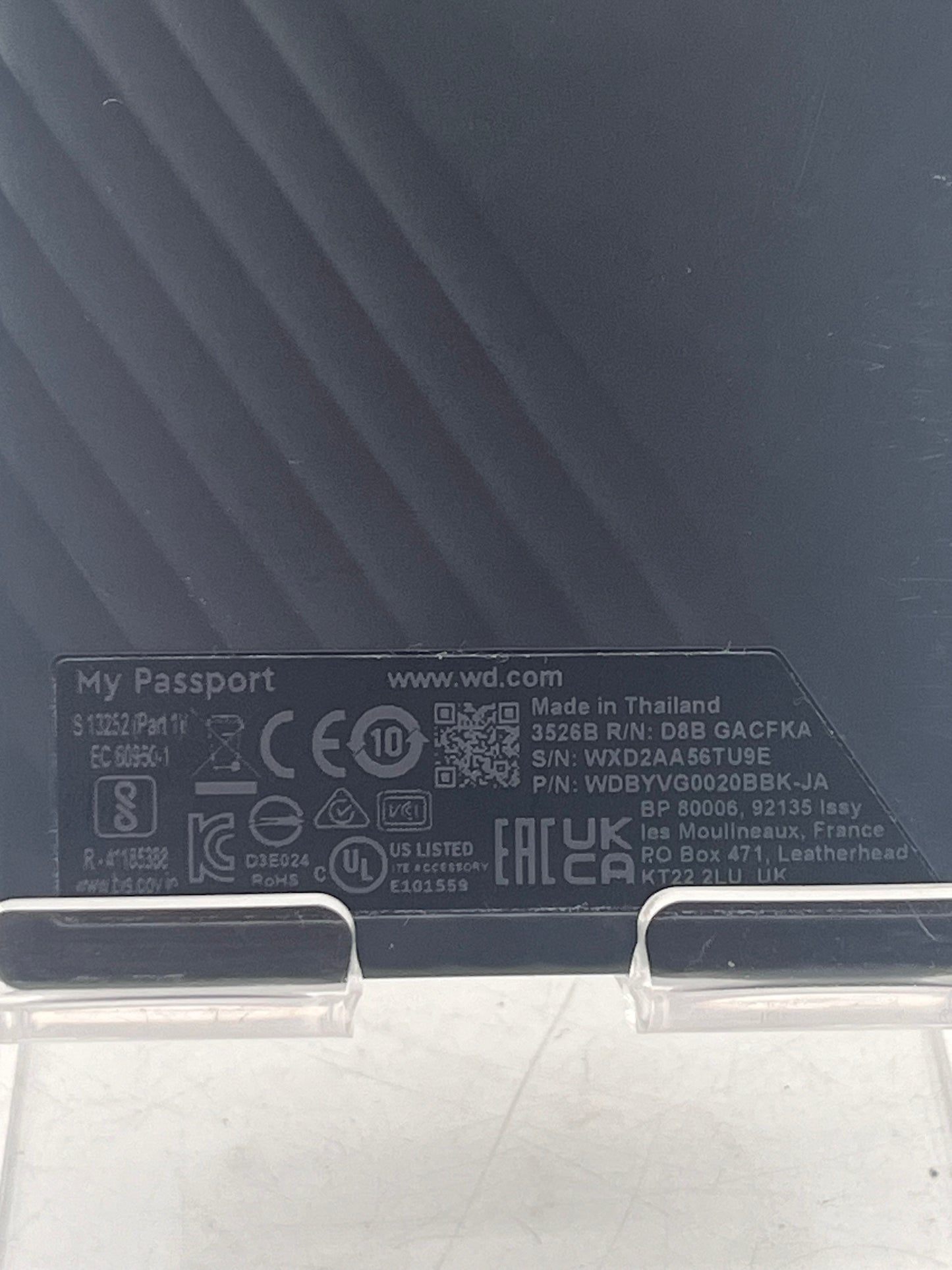 Western Digital My Passport 2TB Portable HDD External Hard Drive - Black
