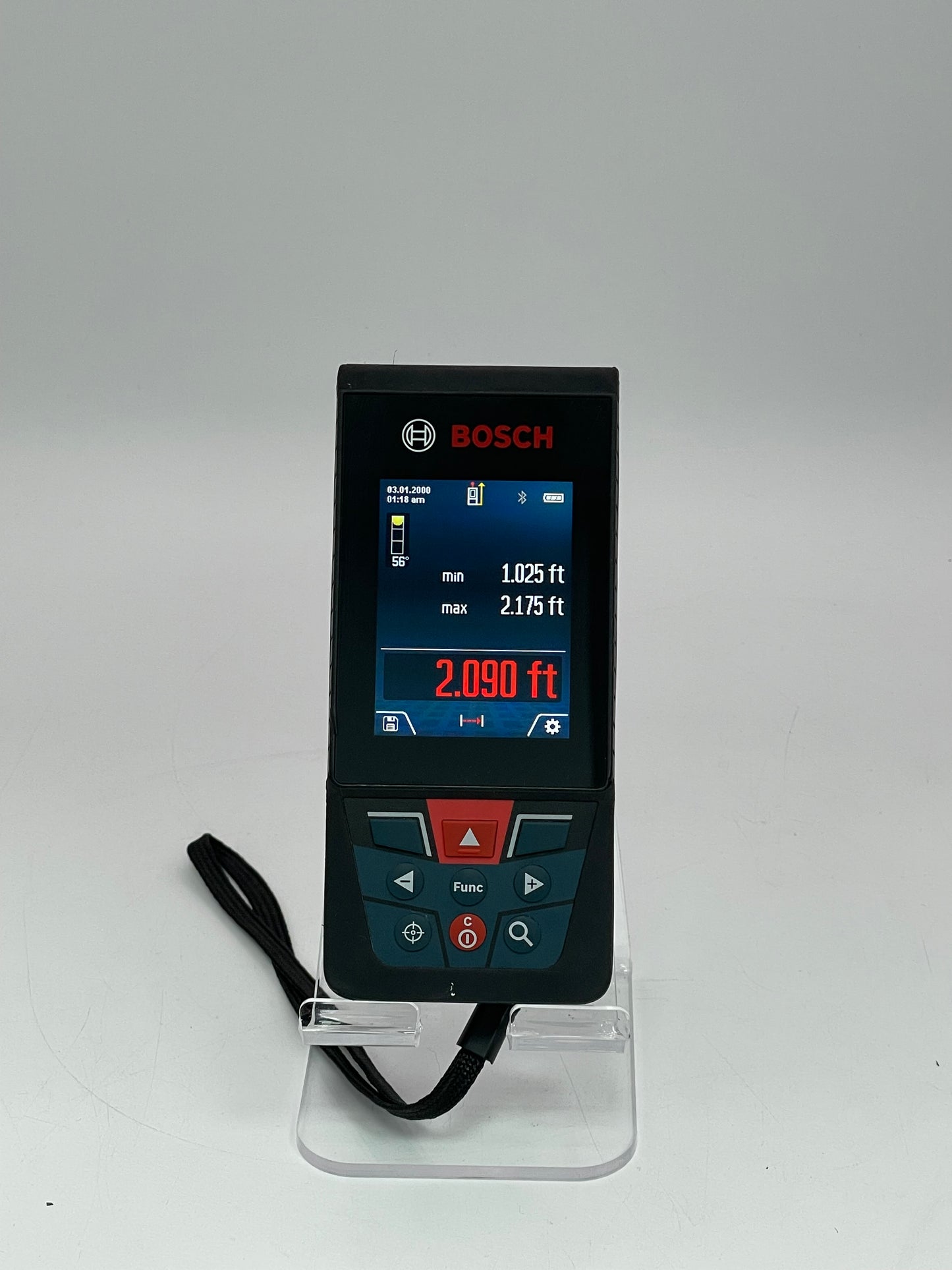 Bosch BLAZE GLM400C Outdoor 400ft Connected Laser Measure with Camera Viewfinder