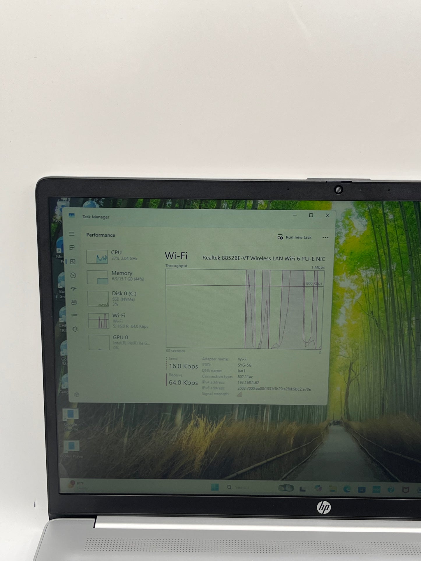 HP 17-3123NR 17" FHD Touch Core i5 16GB 512GB Silver