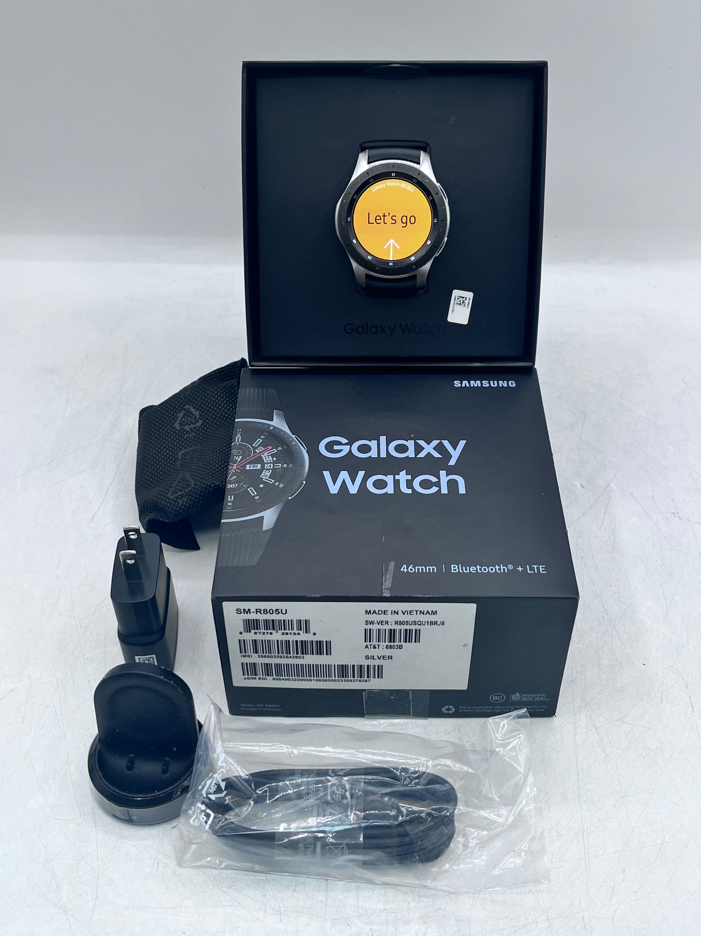 Samsung Galaxy Watch 46mm SM-R805U - Space Black