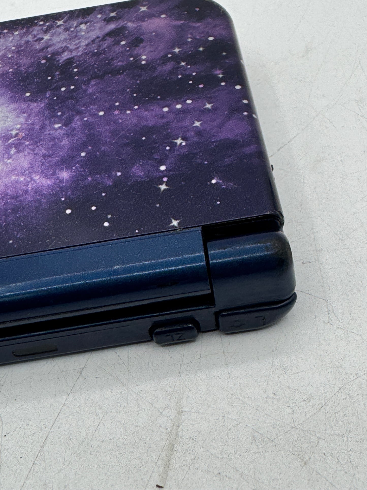 Nintendo 3DS XL Galaxy Purple Edition Handheld System W/ Stylus Tested READ