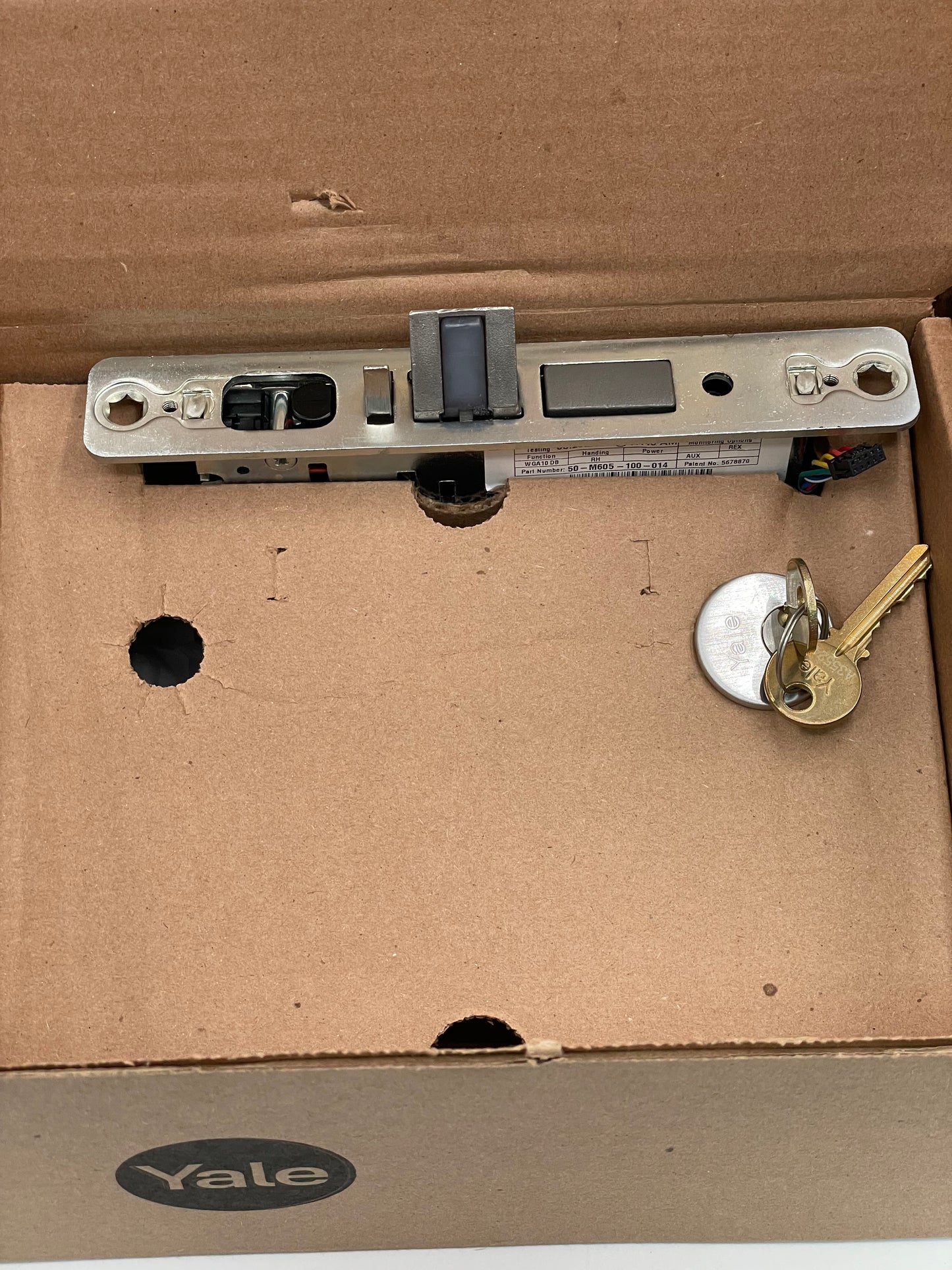 Yale NTM627-ZW3-626 Smart Door Lock with Keypad & Key Override – Satin Chrome Finish