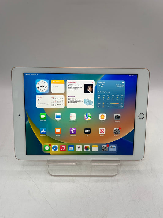 Unlocked  Apple iPad 5th Gen A1823 MPG62LL/A 32GB WiFi + Cellular Gold