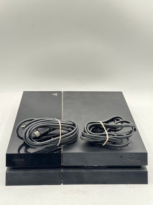 Sony PlayStation 4 (CUH-1001A) 500GB Black Console W/ Cords Tested Free Shipping