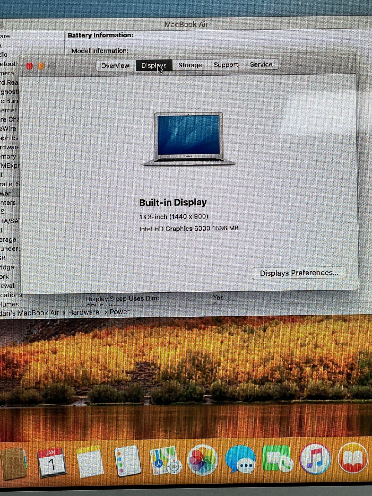 Apple MacBook Air 13" A1466 2015 - Silver, i5, 8GB RAM, 128GB SSD, Used