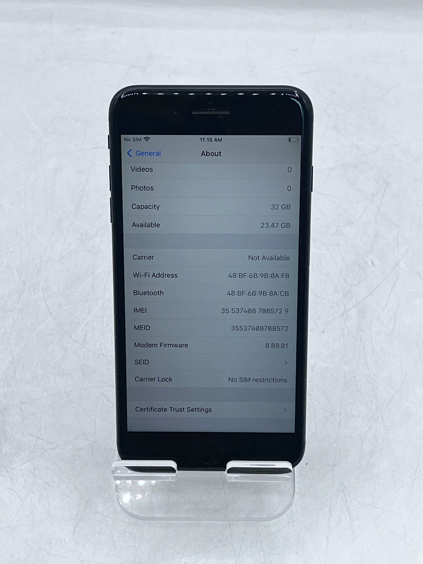 Unlocked Apple iPhone 7 Plus A1661 MNR52LL/A 3 GB 32GB - Jet Black