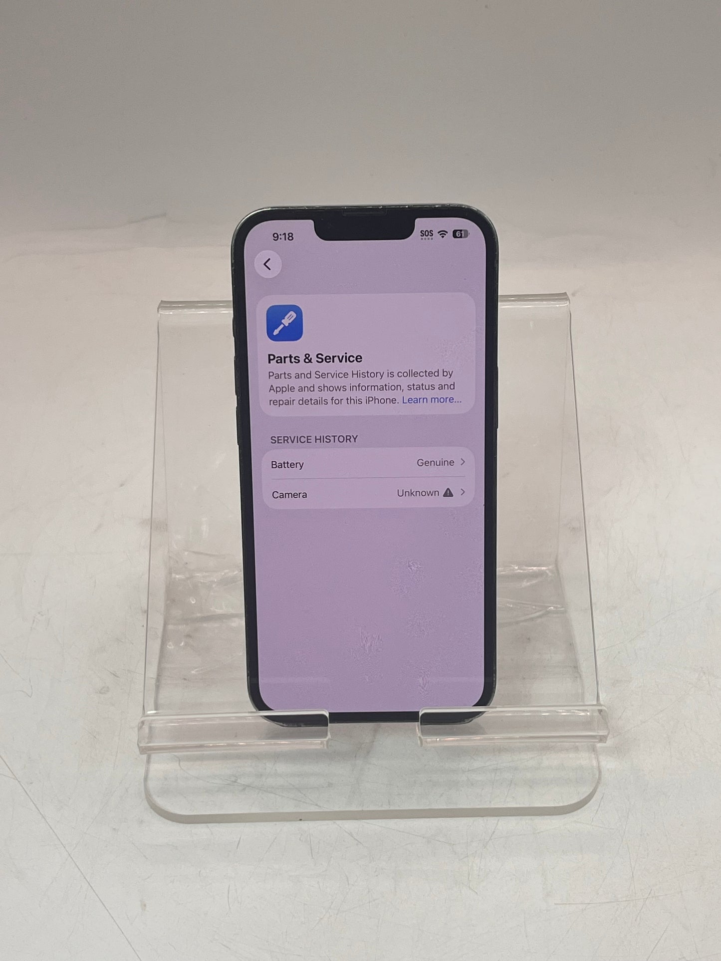 Unlocked Apple iPhone 13 Pro MLR53LL/A A2483 128GB Black READ