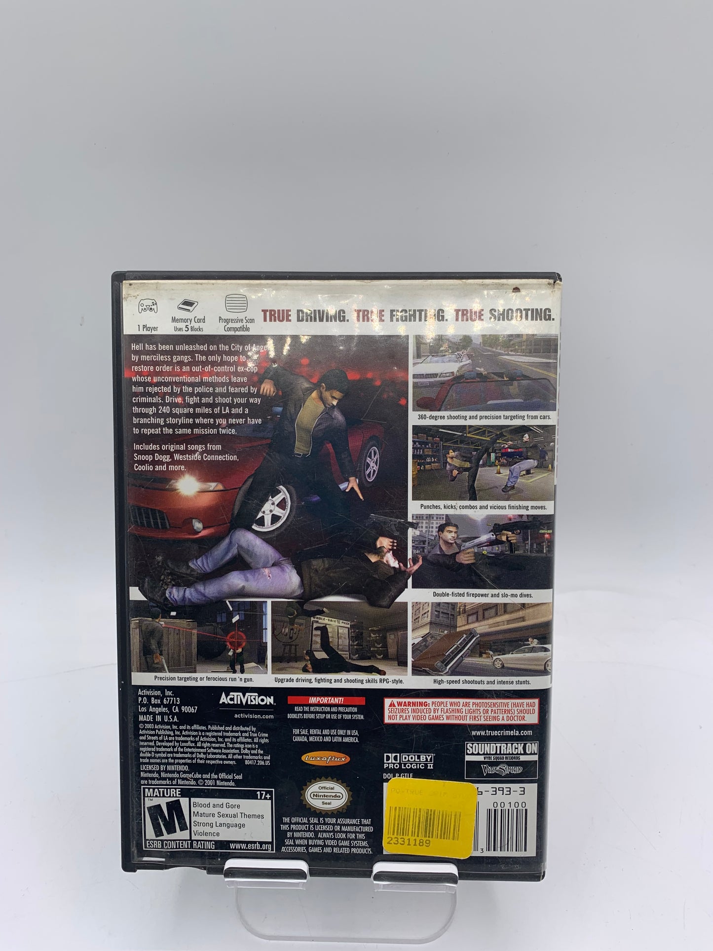 True Crime Streets of LA - GameCube - Free Shipping!