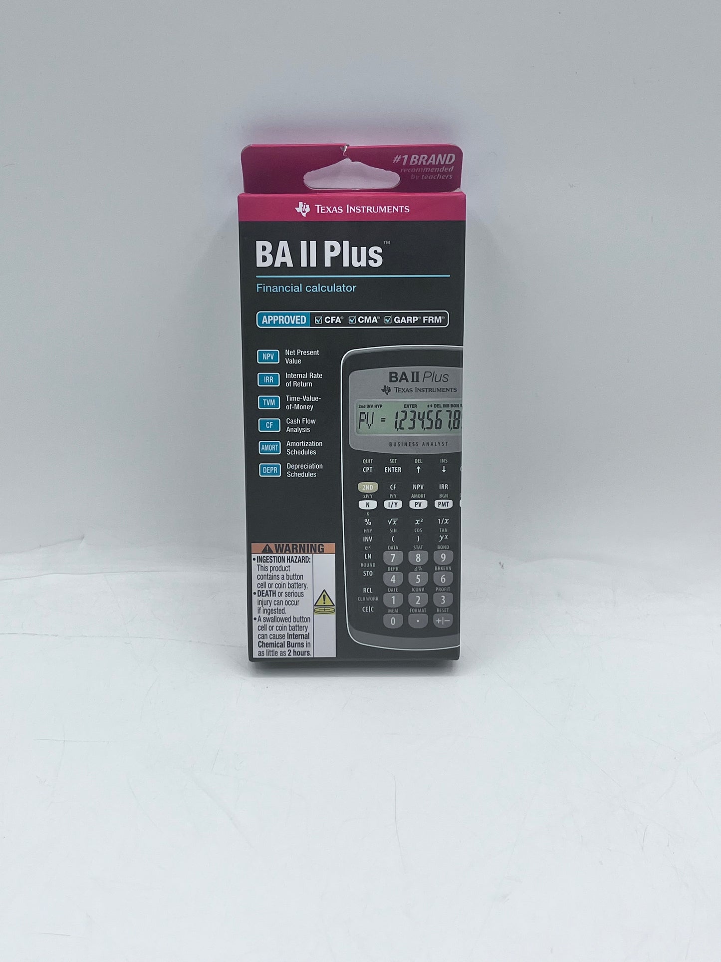 Texas Instruments BA II Plus Scientific Calculator Black