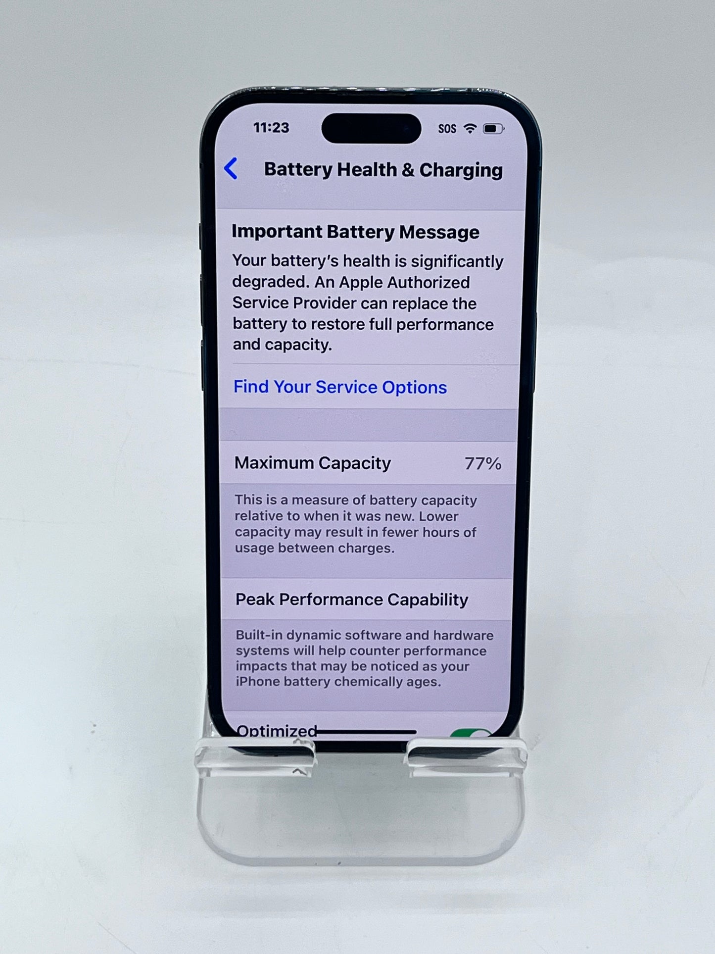 Unlocked Apple iPhone 14 Pro 6.1" 512GB A2650 MQ273LL/A - Purple READ