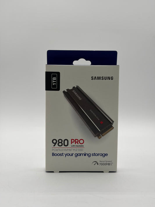 Samsung 980 PRO 1TB PCIe 4.0 NVMe M.2 SSD w/ Heatsink MZ-V8P1T0 - New In Box
