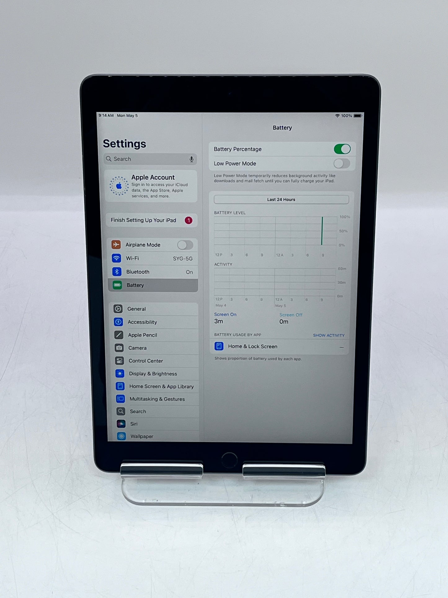 Apple iPad 9th Gen. 10.2 in - A2602 MK2K3LL/A 64GB - Space Gray